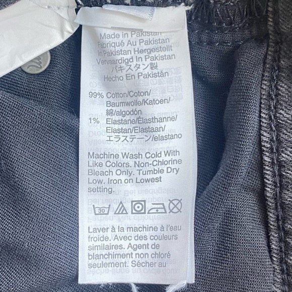 Madewell Women’s Black High-Rise Denim Shorts‎ Sz 24 - Picture 7 of 11